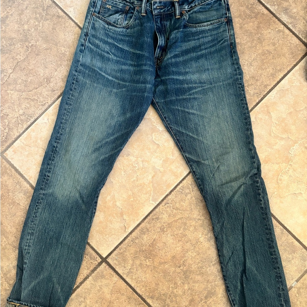 RRL Washed Color Jeans Union Standard Denim Slim Fit